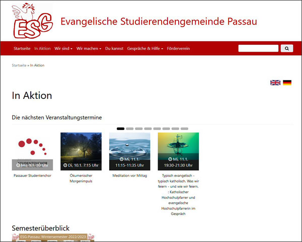 Zur Website der Evangelischen Studentengemeinde Passau